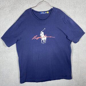 Polo Ralph Lauren Men’s  Sz 2XLT Graphic Tee Classic Big Pony  Logo
